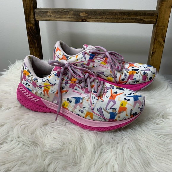 Brooks Shoes - Brooks Women Empower Her Adrenaline GTS 21 Running Shoes Unity Together Sneakers